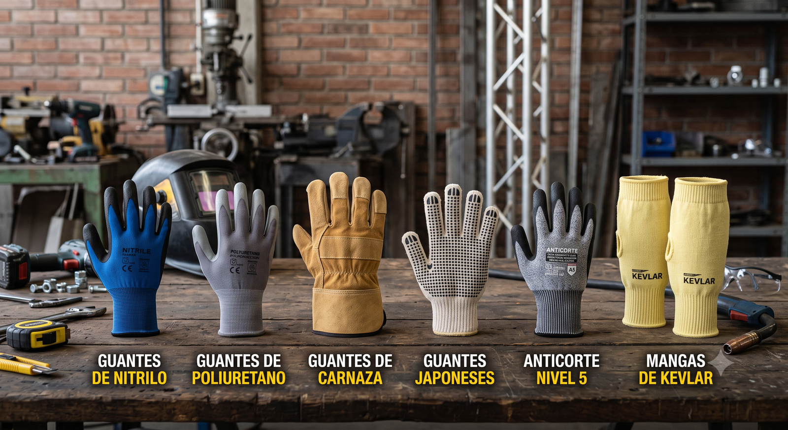 Guantes industriales